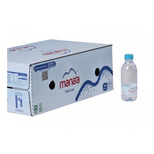 مياه منعا 330 مل 40 عبوة | Manaa Water 330ml – 40 Bottles مياه منعا 330 مل 40 عبوة | Manaa Water 330ml – 40 Bottles