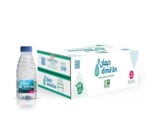 Dimaan Water, Dimaan 200ml, Groundwater, Home Water Delivery, Mosque Water, 25 Cartons Water, 48 Bottles Carton, Water Delivery, 200ml Water, Dimaan Water Offers Dimaan Water 200ml 25 Cartons 48 Bottles for Homes and Mosques - مياه دايمان 200 مل 25 كرتون