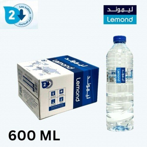 مياه ليموند 600 مل كرتون 30 عبوة | Lemond Water Carton 600ml - 30 Bottles مياه ليموند 600 مل كرتون 30 عبوة | Lemond Water Carton 600ml - 30 Bottles