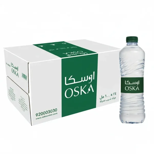 مياه اوسكا 600 مل 24 عبوة كرتون | Oska Water 600ml - Carton of 24 Bottles مياه اوسكا 600 مل 24 عبوة كرتون | Oska Water 600ml - Carton of 24 Bottles