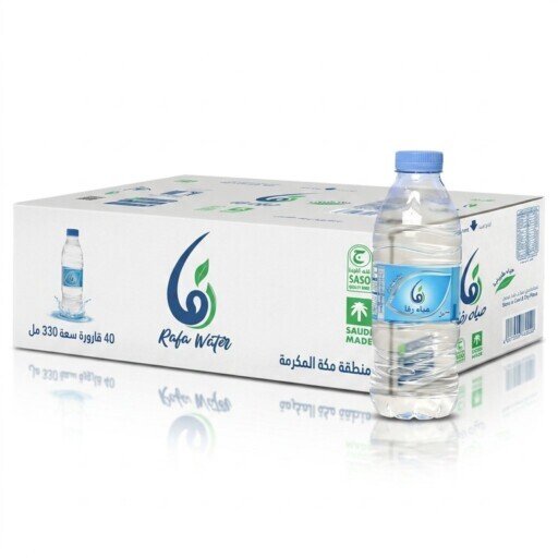 مياه رفا 330 مل كرتون 40 عبوة | Rafa Water 330ml - Case of 40 Bottles مياه رفا 330 مل كرتون 40 عبوة | Rafa Water 330ml - Case of 40 Bottles
