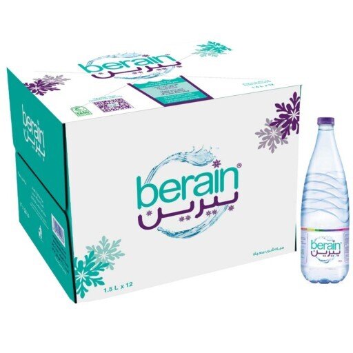 مياه بيرين 1.5 لتر كرتون 12 عبوة | Berain Water 1.5L - 12 Bottles Carton مياه بيرين 1.5 لتر كرتون 12 عبوة | Berain Water 1.5L - 12 Bottles Carton