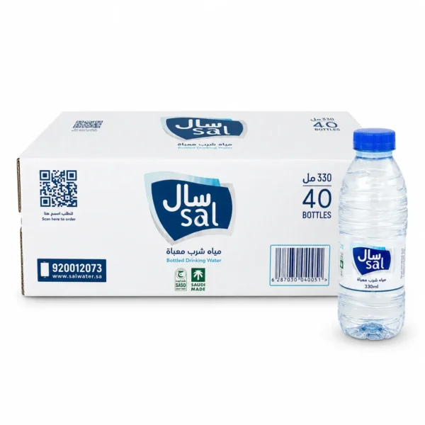 مياه سال 330 مل كرتون 40 عبوة | Sal Water 330ml - 40 Bottles Carton مياه سال 330 مل كرتون 40 عبوة | Sal Water 330ml - 40 Bottles Carton