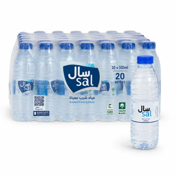 مياه سال 330 مل شدة 20 عبوة | Sal Water 330ml - 20 Bottles Pack مياه سال 330 مل شدة 20 عبوة | Sal Water 330ml - 20 Bottles Pack