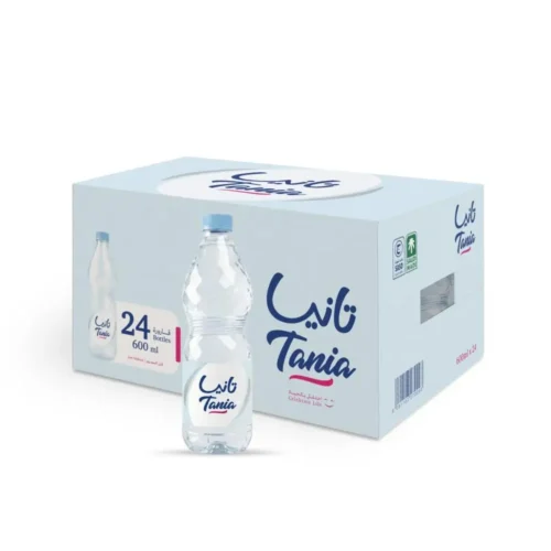 مياه تانيا 600 مل كرتون 30 عبوة | Tania Water 600ml - 30 Bottles Carton مياه تانيا 600 مل كرتون 30 عبوة | Tania Water 600ml - 30 Bottles Carton