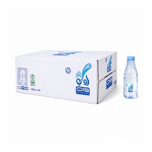 مياه أو بي OB 330 مل كرتون 40 عبوة | OB Water 330ml - 40 Bottles Carton مياه أو بي OB 330 مل كرتون 40 عبوة | OB Water 330ml - 40 Bottles Carton
