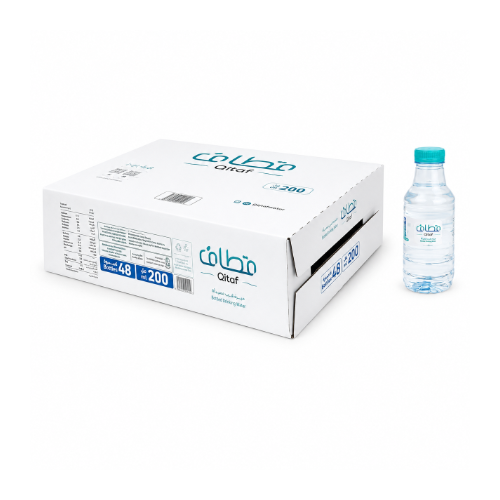مياه قطاف 200 مل كرتون 48 عبوة | Qitaf Water 200ml - 48 Bottles Carton